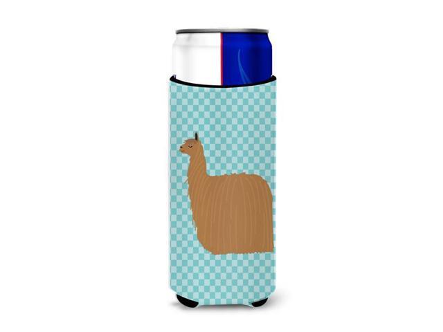 Alpaca Suri Blue Check Michelob Ultra Hugger for slim cans BB8094MUK