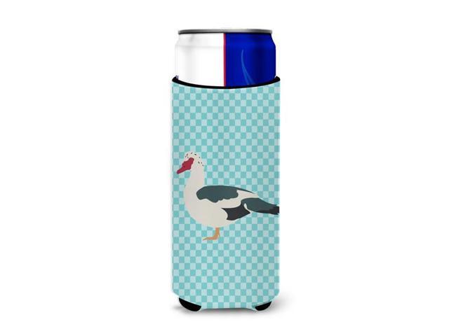 Muscovy Duck Blue Check Michelob Ultra Hugger for slim cans BB8038MUK
