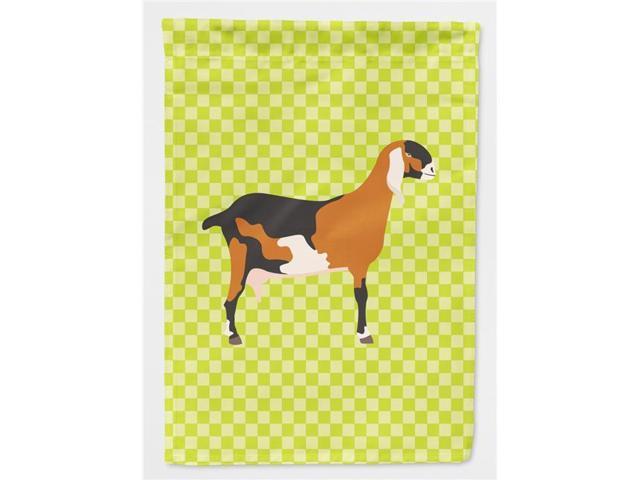 Anglo-nubian Nubian Goat Green Flag Garden Size BB7709GF