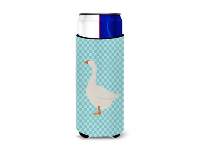Embden Goose Blue Check Michelob Ultra Hugger for slim cans BB8066MUK