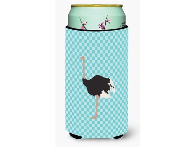 Common Ostrich Blue Check Tall Boy Beverage Insulator Hugger BB8098TBC