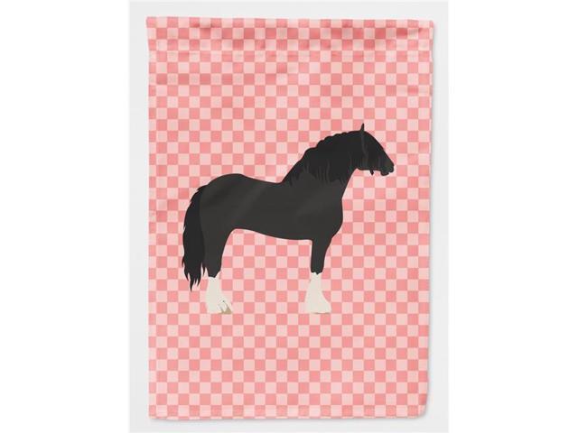 Pomeranian Rogener Goose Pink Check Flag Garden Size BB7904GF