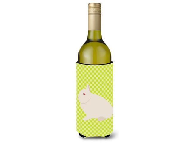 Hermelin Rabbit Green Wine Bottle Beverge Insulator Hugger BB7790LITERK