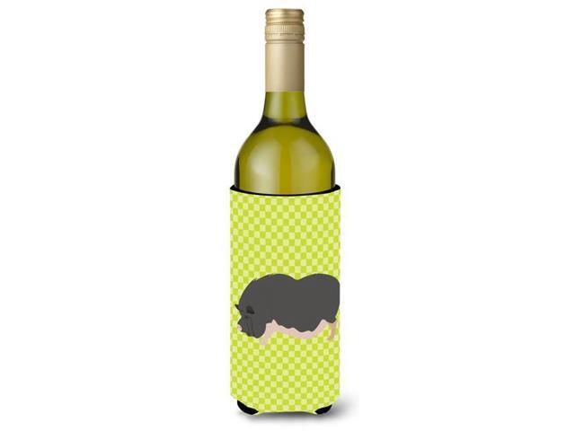 Vietnamese Pot-Bellied Pig Green Wine Bottle Beverge Insulator Hugger BB7767LITERK