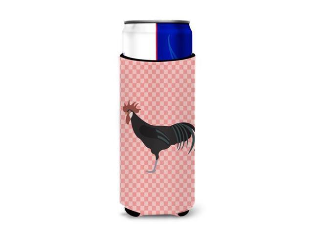 Minorca Ctalalan Chicken Pink Check Michelob Ultra Hugger for slim cans BB7841MUK