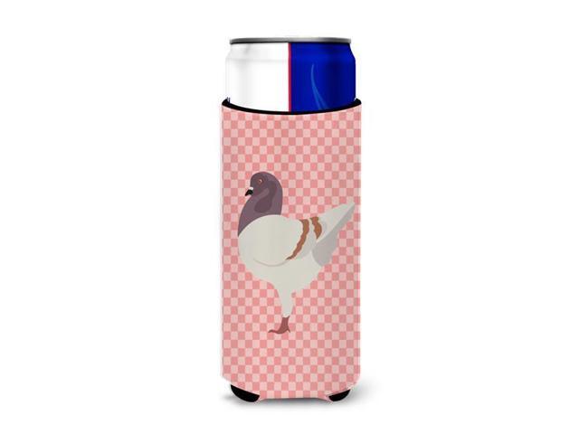 German Modena Pigeon Pink Check Michelob Ultra Hugger for slim cans BB7949MUK