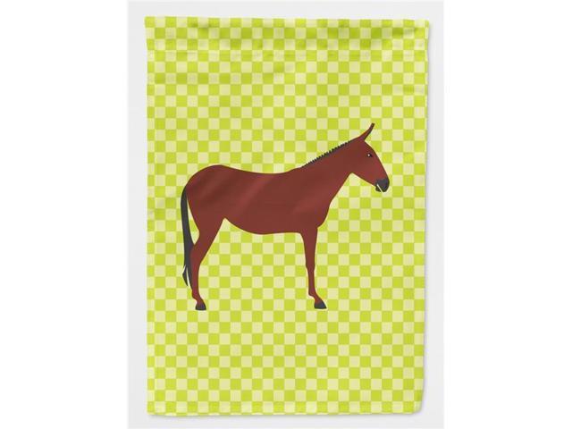 Hinny Horse Donkey Green Flag Garden Size BB7676GF