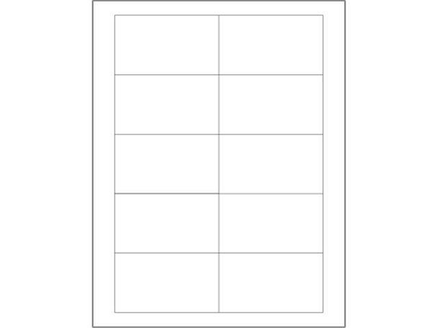 Tape Logic LL118 35 x 2 in White Rectangle Laser Labels - Pack of 1000