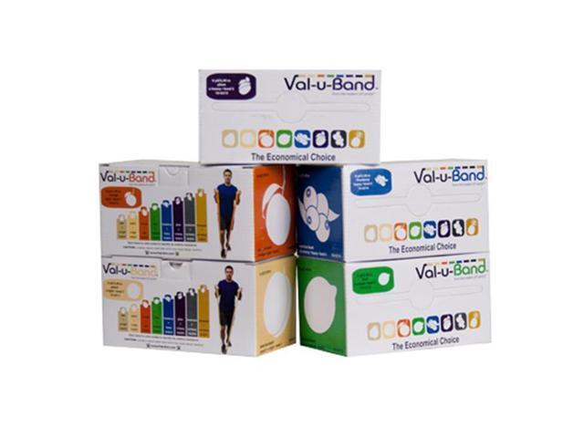 Fabrication Enterprises 10-6218 Val-u-Band Exercise Band - 6 yard 5 Piece