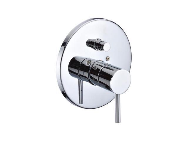 ALFI Brand AB1701-PC Pressure Balanced Round Shower Mixer with Diverter - Polished Chrome