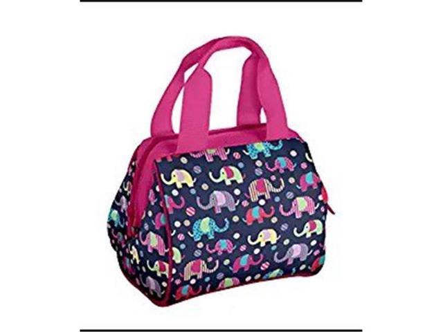 UPC 700522168348 product image for Medport 397KFF904 Fit Fresh Riley Insulated Lunch Bag - Navy Elephant | upcitemdb.com