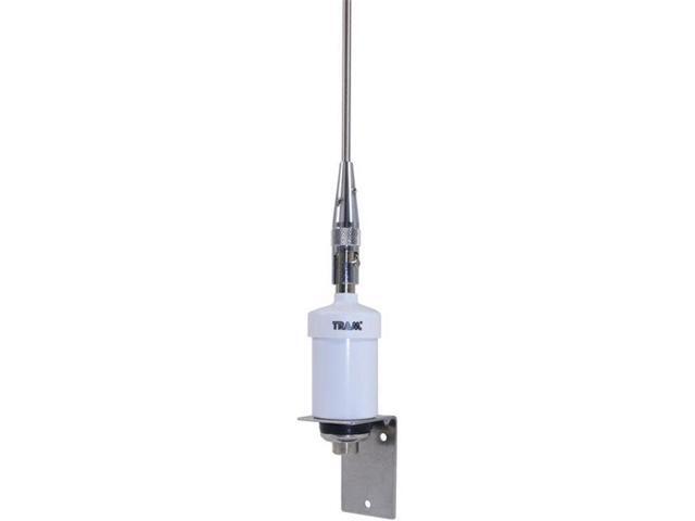 Tram 1602 38 in VHF 3dBd Gain Marine Antenna with Quick-Disconnect Thick Whip That Stands Tall in the Wind Rail-Mount