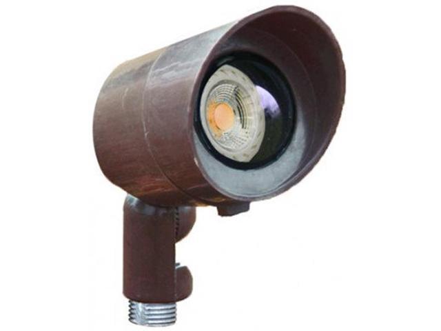 Dabmar Lighting FG132-LED7-BZ 7W & 12V MR16 Fiberglass Hooded Spot Light - Bronze