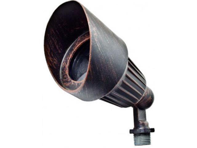Dabmar Lighting LV101-LED7-RST 7W & 12V LED MR16 Hooded Mini Spot Light - Rust