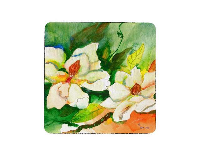 Betsy Drake CT251 Magnolias Coaster - Set of 4