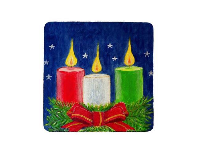 Betsy Drake CT255 Christmas Candles Coaster - Set of 4