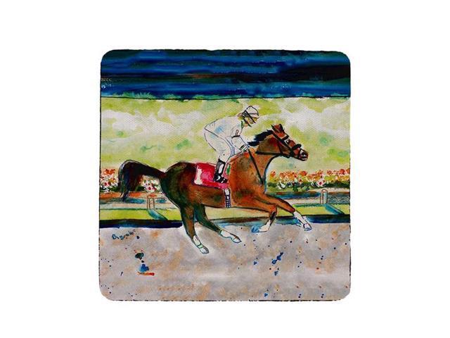Betsy Drake CT055 Racing Horse Coaster - Set of 4
