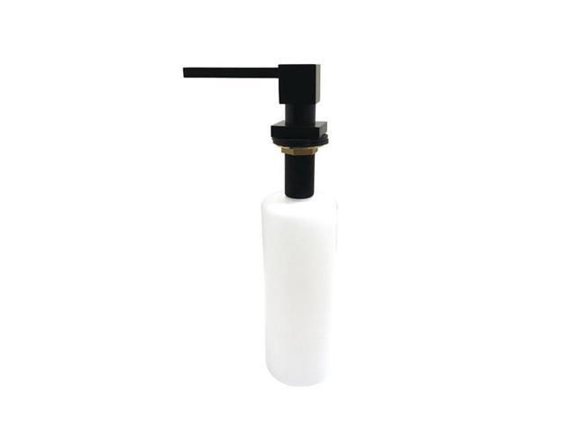 Kingston Brass SD8410 17 oz Claremont Soap Dispenser with Straight Nozzle Matte Black