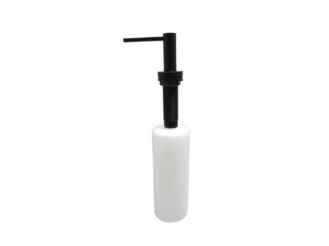 Kingston Brass SD8610 17 oz Elinvar Soap Dispenser with Straight Nozzle Matte Black