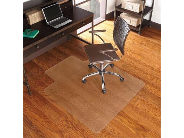ES Robbins ESR131115 36 x 48 in EverLife Hard Floor Lipped Vinyl Chair Mat Clear