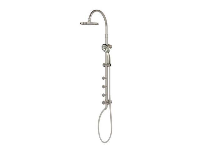 Pulse ShowerSpas 7001-BN Riviera Shower System Brushed-Nickel