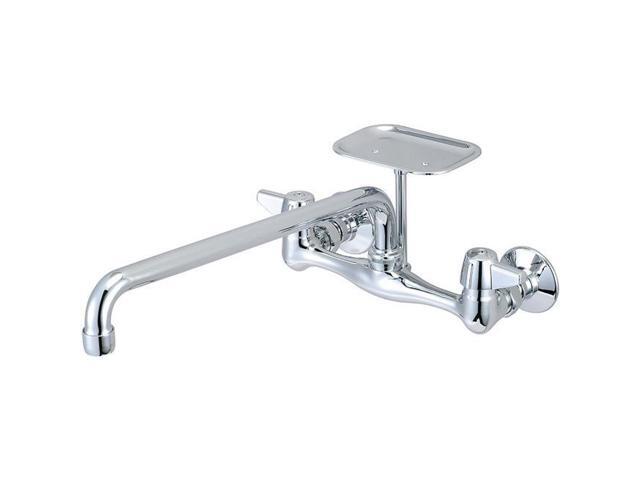 Central Brass Two Handle Wallmount Kitchen Faucet