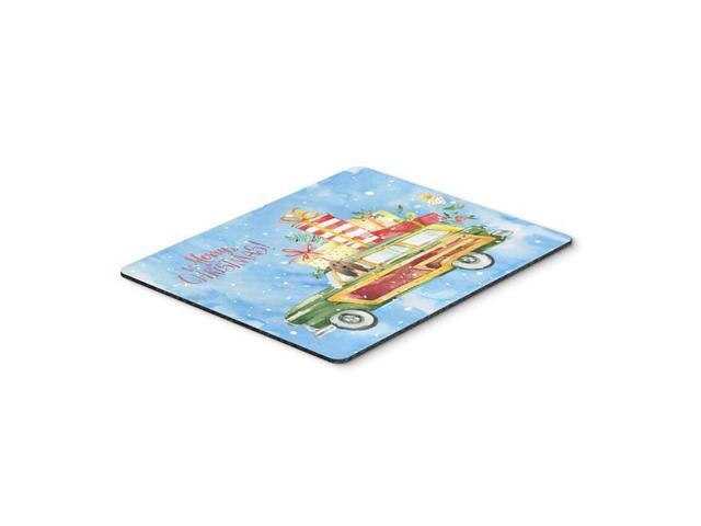Carolines Treasures CK2396MP Merry Christmas Bloodhound Mouse Pad Hot Pad or Trivet