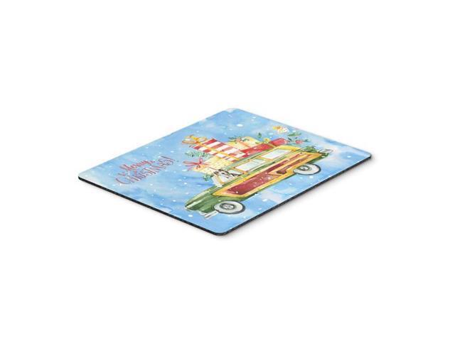 Carolines Treasures CK2402MP Merry Christmas Catahoula Leopard Dog Mouse Pad Hot Pad or Trivet