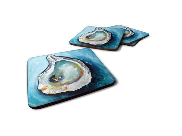 Carolines Treasures MW1332FC Oyster J Mac Foam Coasters - Set of 4