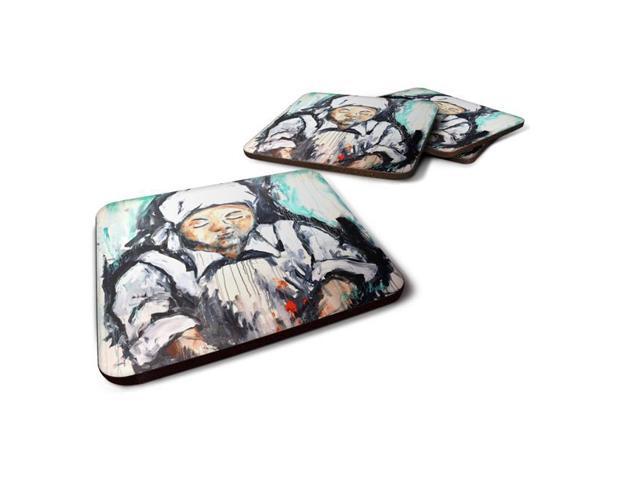 Carolines Treasures MW1337FC Melted Heart Foam Coasters - Set of 4
