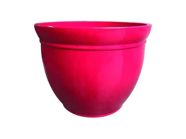 Southern Patio 7623291 1283 x 175 in Kittredge Resin Traditional Planter Red - Case of 6