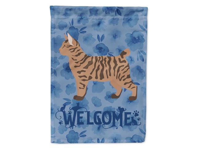 Carolines Treasures CK4951GF 11 x 001 x 15 in Pixie Bob No2 Cat Welcome Flag Garden Size
