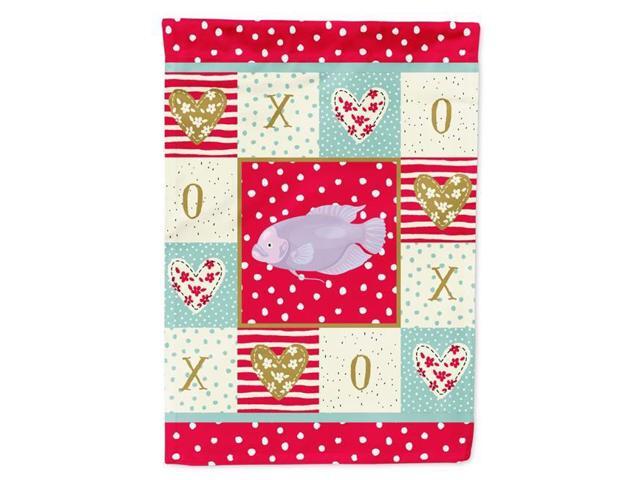 Carolines Treasures CK5487GF 11 x 001 x 15 in Giant Gourami Love Flag Garden Size