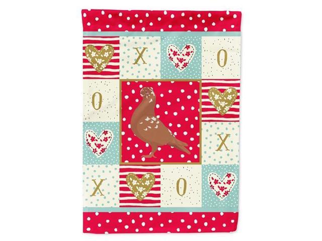 Carolines Treasures CK5380GF 11 x 001 x 15 in African Owl Pigeon Love Flag Garden Size