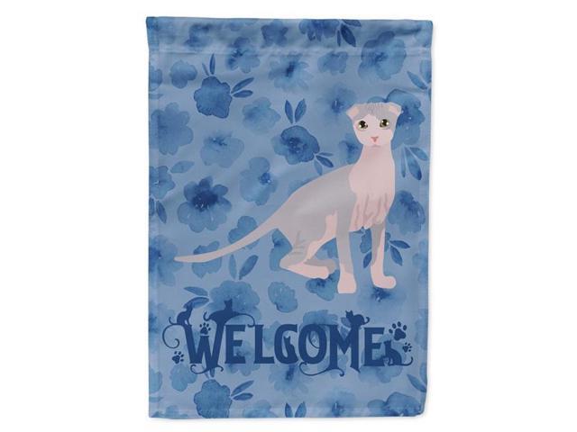 Carolines Treasures CK5075GF 11 x 001 x 15 in Ukrainian Levkoy Cat Welcome Flag Garden Size