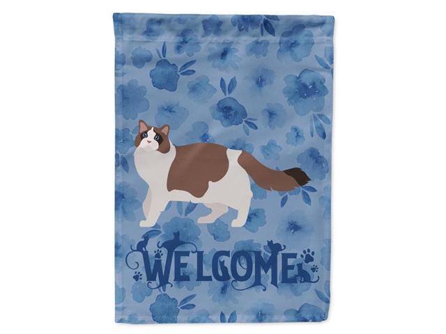 Carolines Treasures CK4960GF 11 x 001 x 15 in Ragdoll No3 Cat Welcome Flag Garden Size