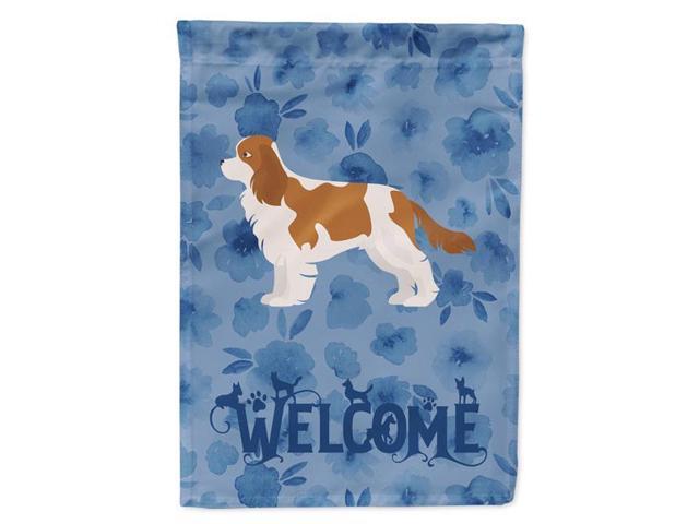 Carolines Treasures CK5974GF 11 x 001 x 15 in Blenheim Cavalier Spaniel Welcome Flag Garden Size