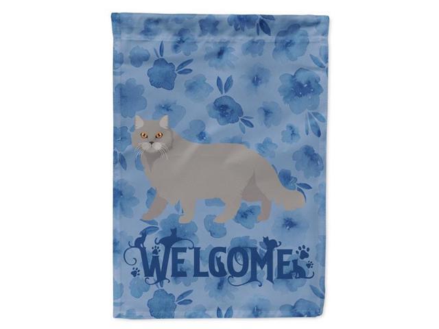 Carolines Treasures CK4838GF 11 x 001 x 15 in British Longhair Cat Welcome Flag Garden Size