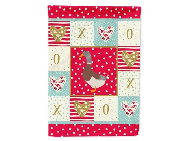 Carolines Treasures CK5290GF 11 x 001 x 15 in Saxony Sachsenente Duck Love Flag Garden Size