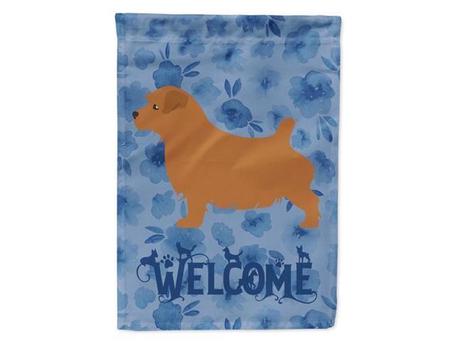 Carolines Treasures CK6136GF 11 x 001 x 15 in Norfolk Terrier Welcome Flag Garden Size