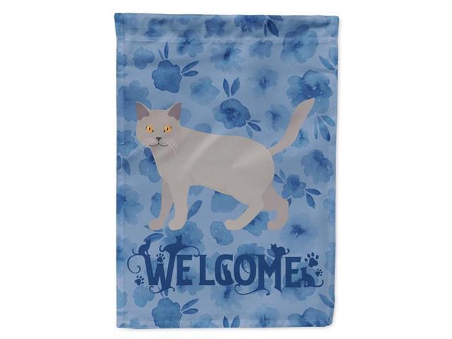 Carolines Treasures CK4849GF 11 x 001 x 15 in Chartreux No2 Cat Welcome Flag Garden Size