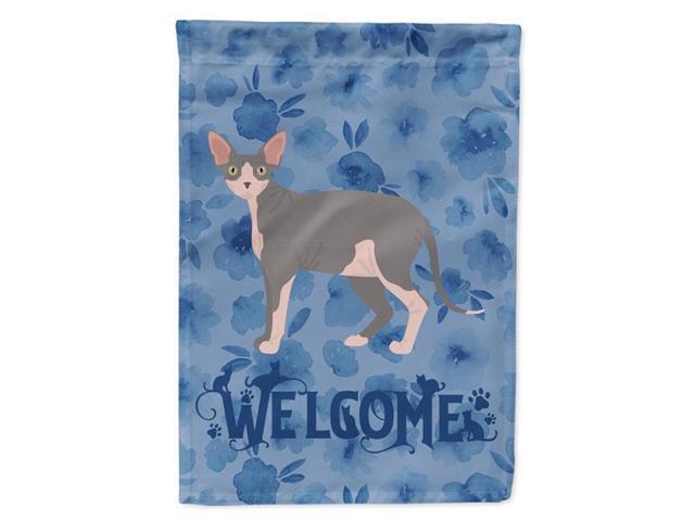 Carolines Treasures CK4991GF 11 x 001 x 15 in Sphynx No2 Cat Welcome Flag Garden Size