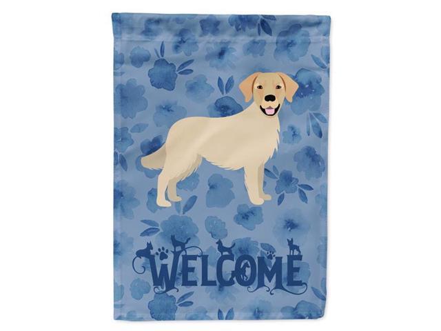 Carolines Treasures CK6081GF 11 x 001 x 15 in Golden Retriever Welcome Flag Garden Size