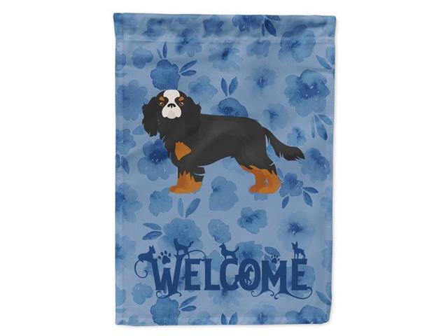 Carolines Treasures CK6009GF 11 x 001 x 15 in Cavalier King Charles Spaniel No2 Welcome Flag Garden Size