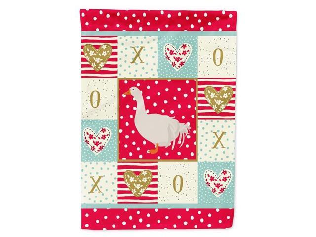 Carolines Treasures CK5329GF 11 x 001 x 15 in Sebastopol Goose Love Flag Garden Size