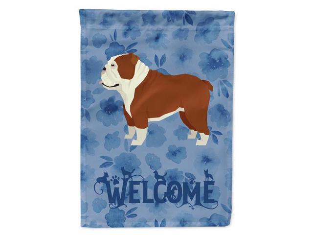 Carolines Treasures CK6240GF 11 x 001 x 15 in English Bulldog Welcome Flag Garden Size