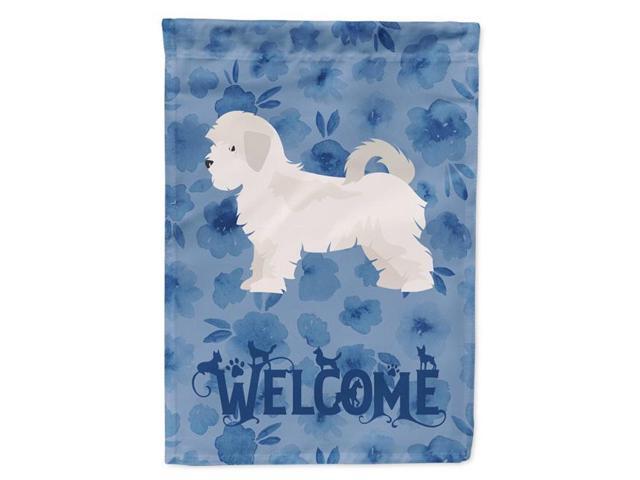 Carolines Treasures CK6016GF 11 x 001 x 15 in Maltese Puppy Cut Welcome Flag Garden Size