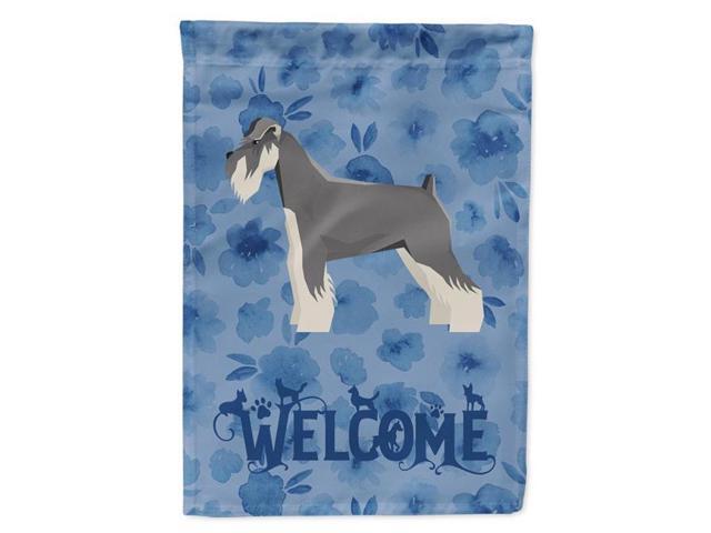 Carolines Treasures CK6263GF 11 x 001 x 15 in Schnauzer Welcome Flag Garden Size