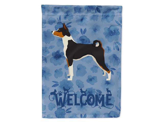 Carolines Treasures CK6221GF 11 x 001 x 15 in Basenji Welcome Flag Garden Size