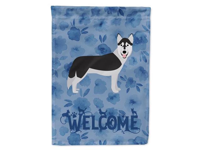 Carolines Treasures CK6101GF 11 x 001 x 15 in Siberian Husky Welcome Flag Garden Size